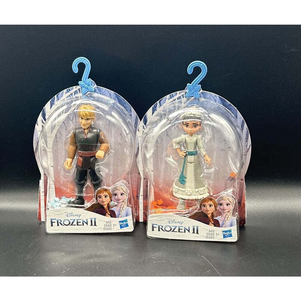 Disney Frozen II Kristoff and Honeymaren 4" Mini Action Figures Dolls Lot Of 2